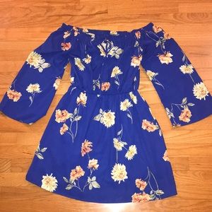 Altar’d State floral & off the shoulder dress